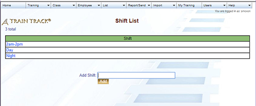 Department List